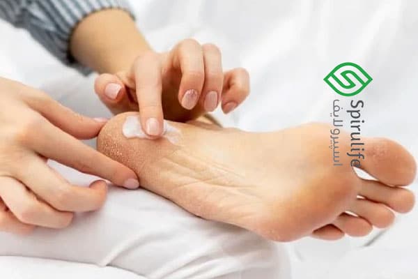 اسکراب هسته انار رفع ترک کف پا